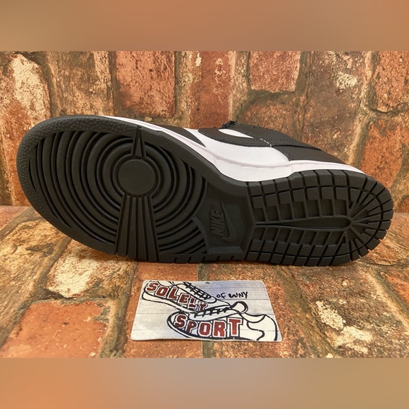 New Nike Dunk Low Retro Panda Black White Oreo Leather Womens Size - Picture 11 of 12